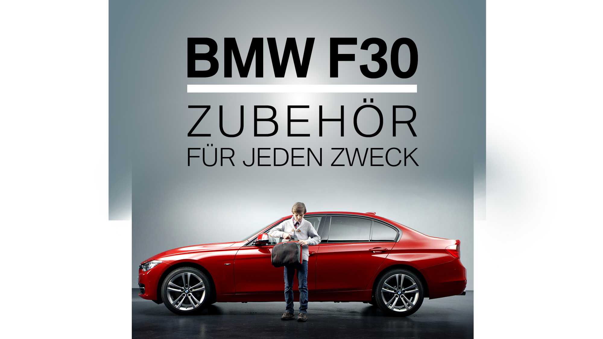 BMW F30 Zubehör - PANDA PICTURES Filmproduktion in München & Ulm